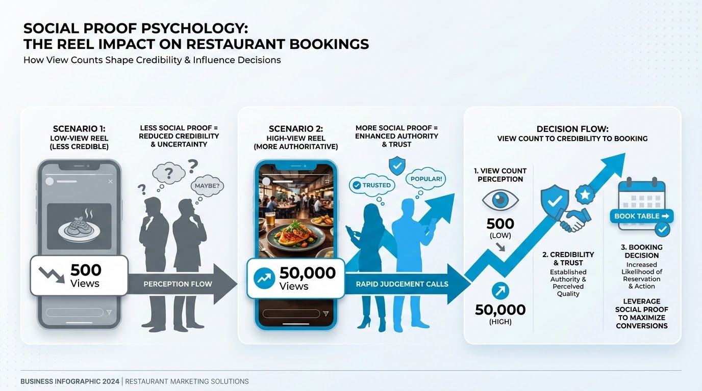 Guide to buying Instagram video views for restaurant marketing