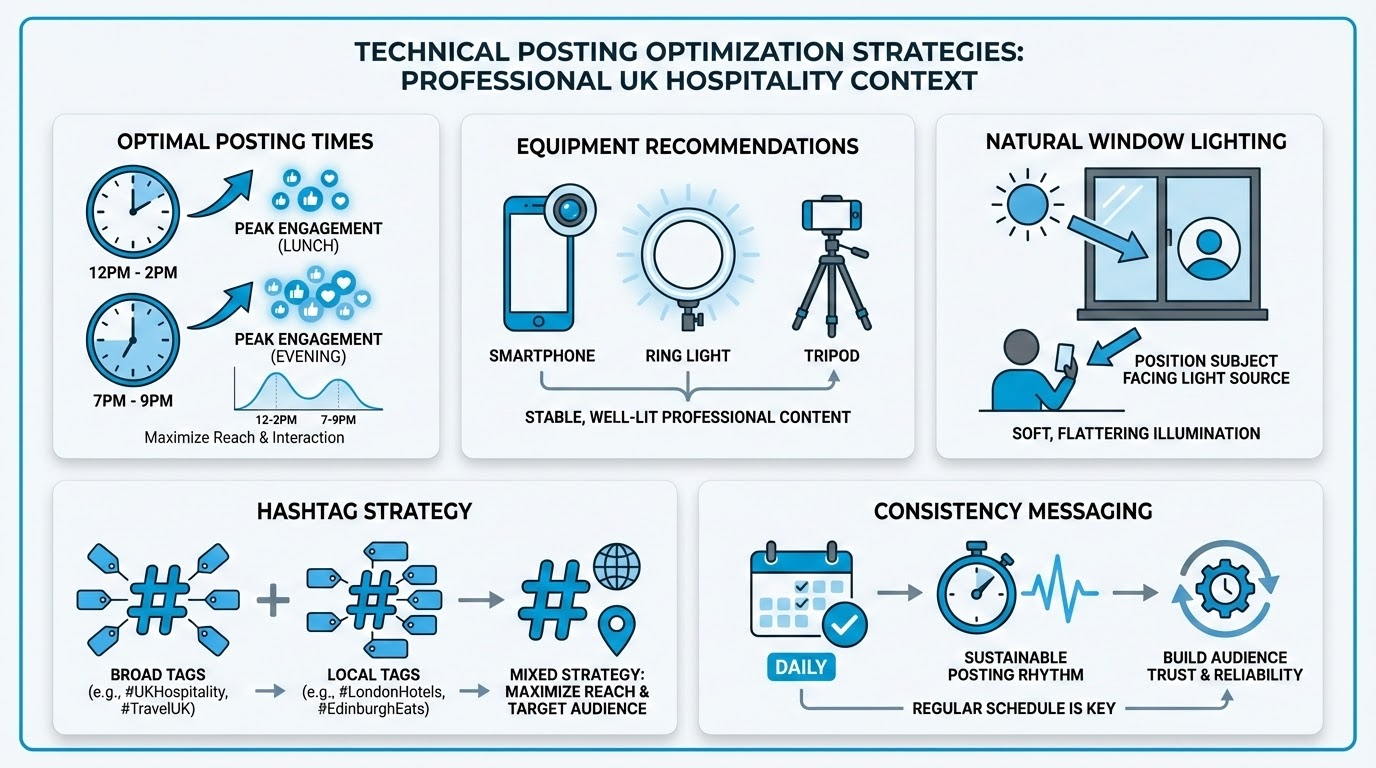 Technical tips for restaurant TikTok posting
