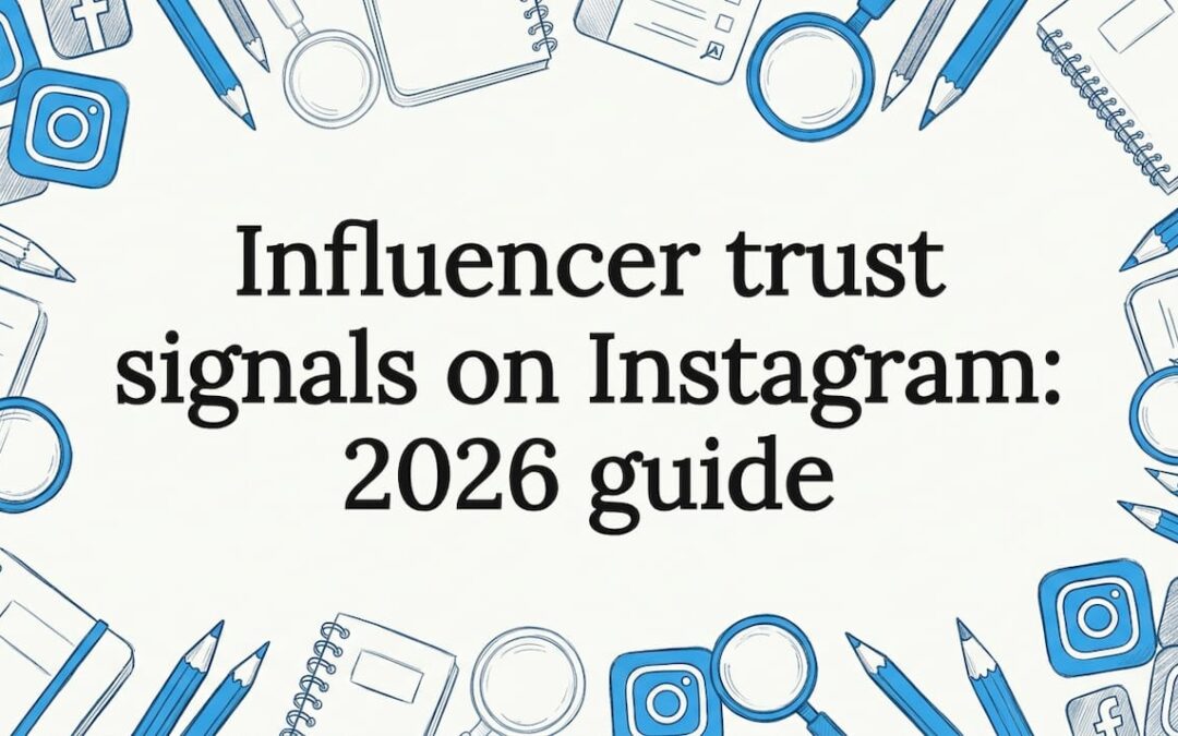 Hand-drawn Instagram trust signal title card