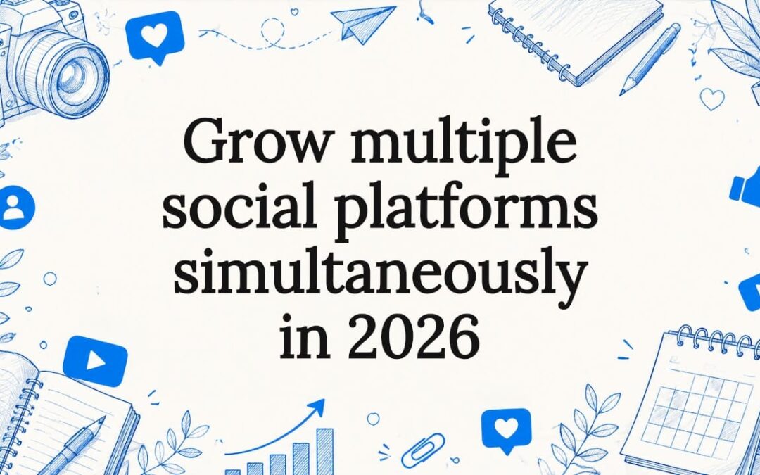 Grow multiple social platforms simultaneously in 2026