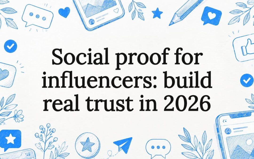 Social proof for influencers: build real trust in 2026