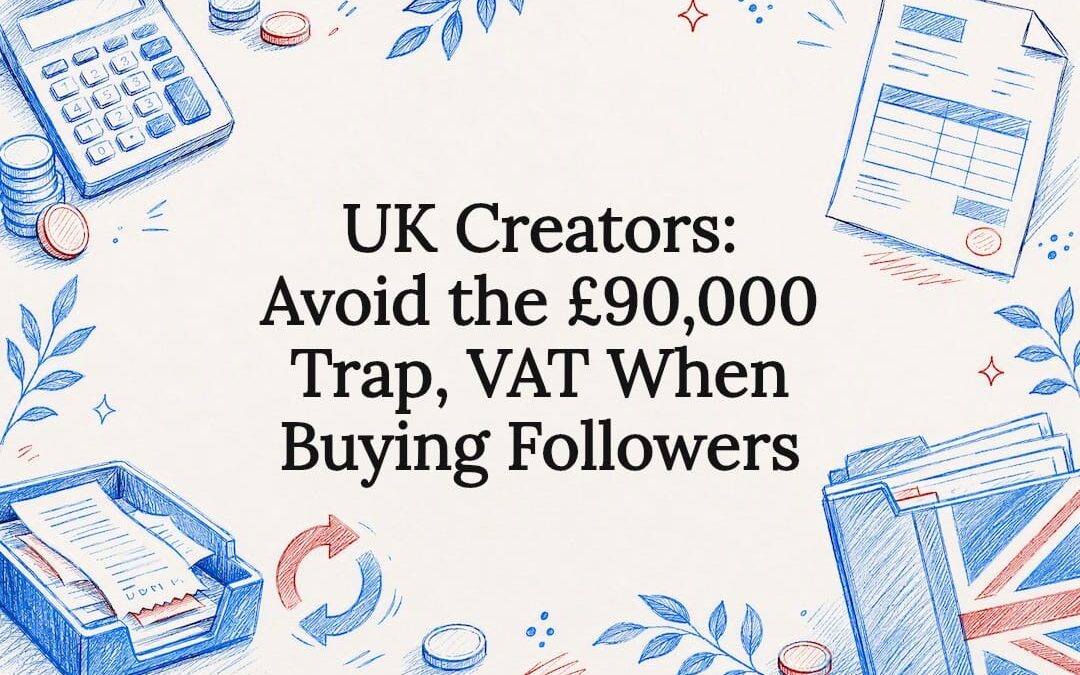 UK Creators: Avoid the £90,000 Trap, VAT When Buying Followers