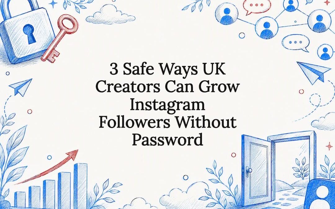 3 Safe Ways UK Creators Can Grow Instagram Followers Without Password