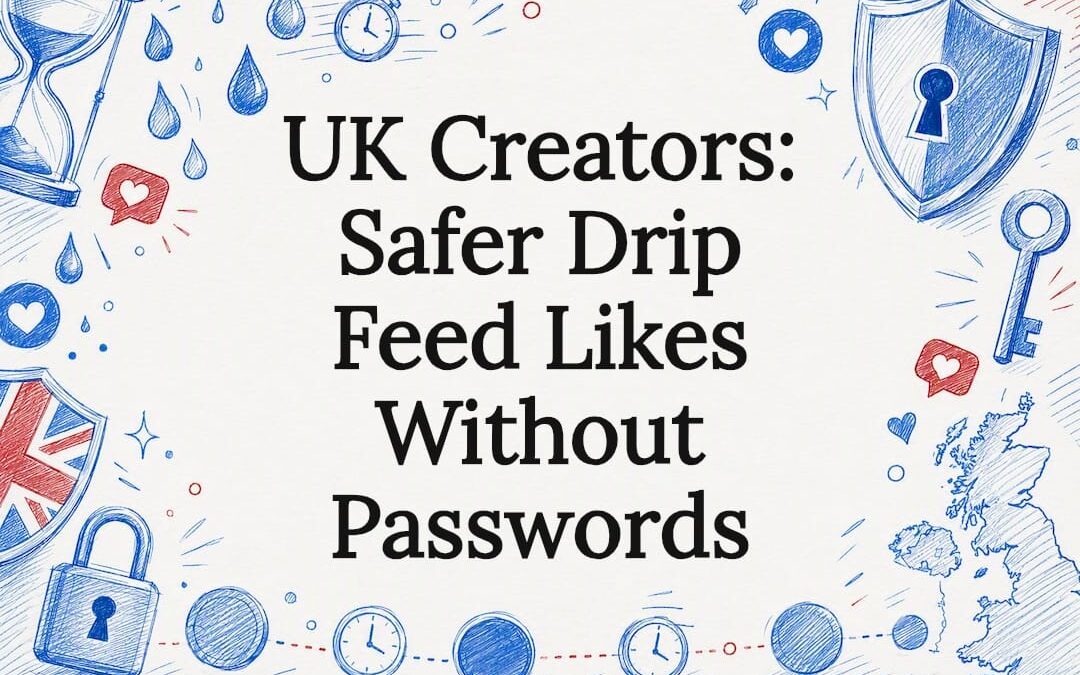 Drip feed likes title card illustration