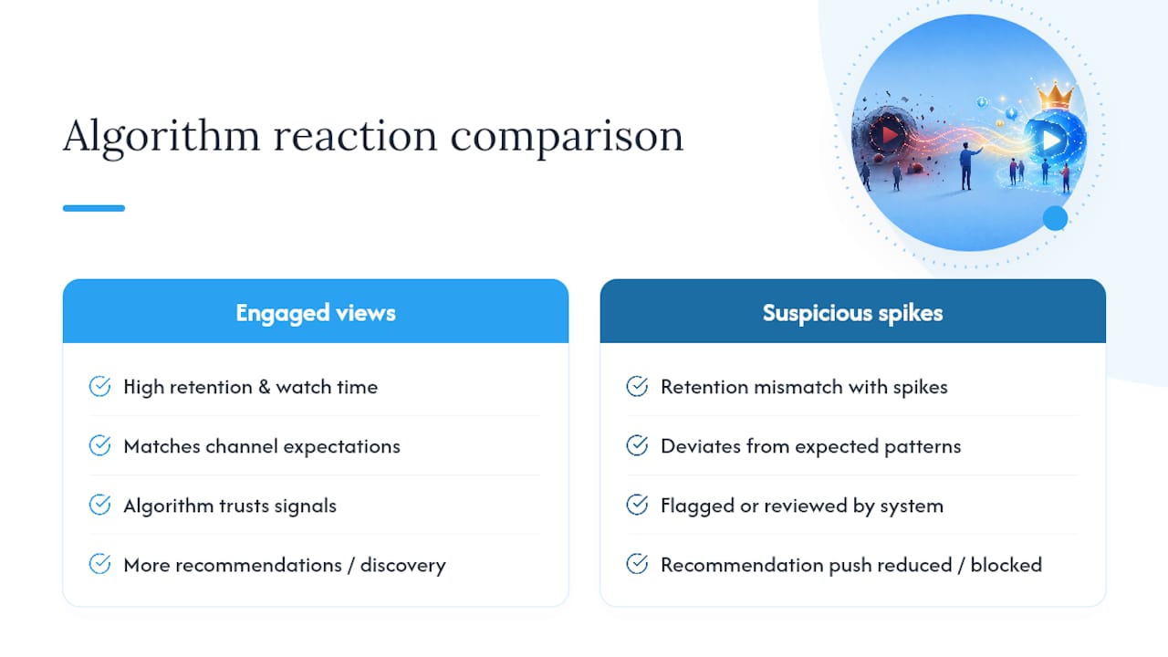Does the algorithm treat suspicious view patterns differently? — overview diagram