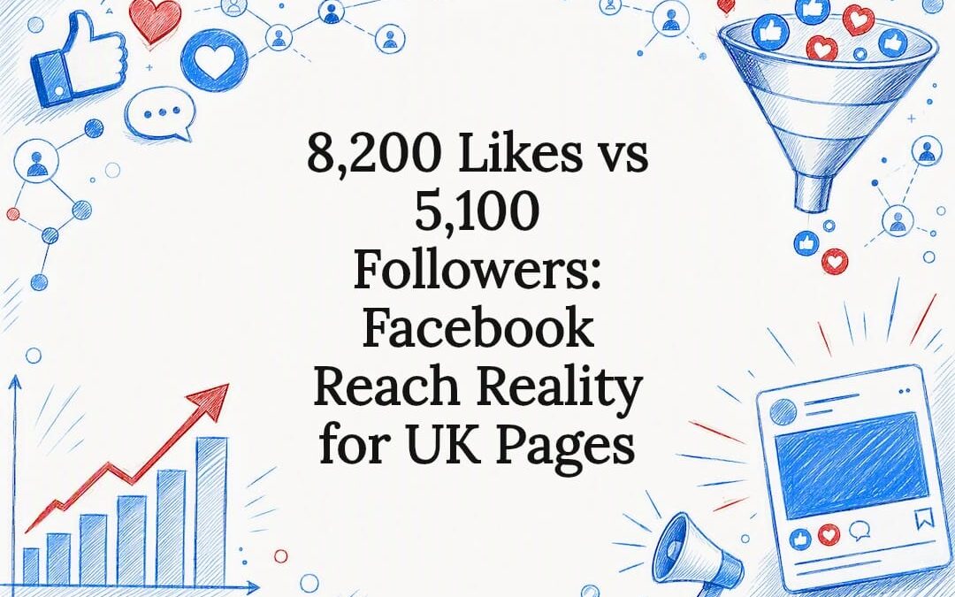Decorative Facebook reach comparison title card