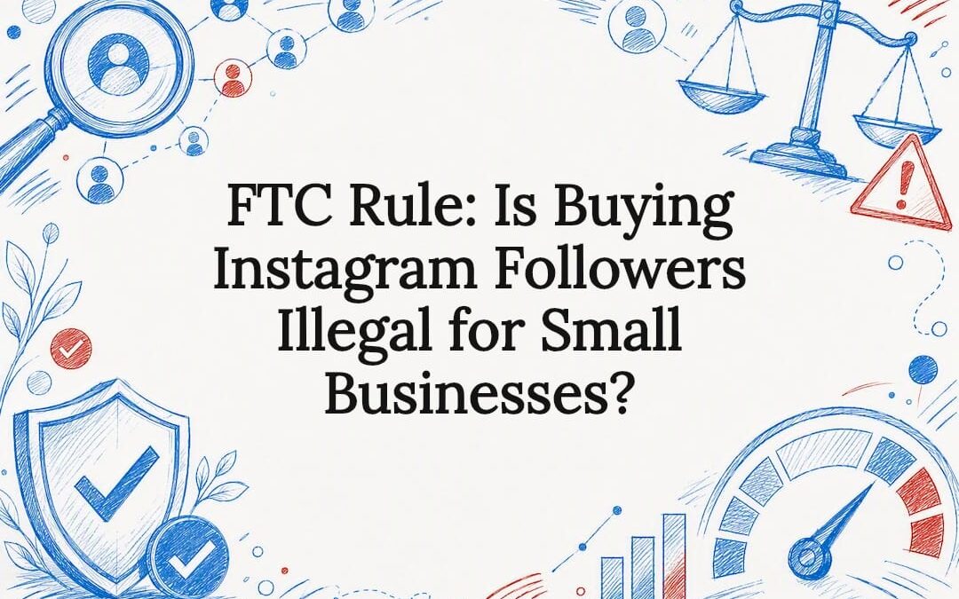 Decorative FTC followers title card illustration