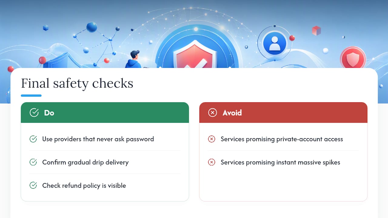 Three Instagram auto view safety checks