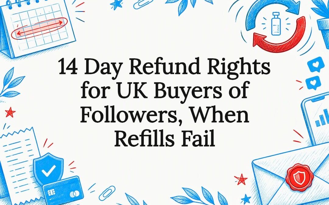 14 Day Refund Rights for UK Buyers of Followers, When Refills Fail