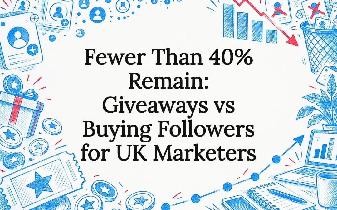 Decorative follower marketing title card