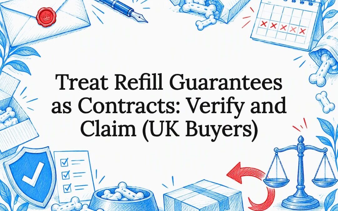 Refill guarantee contract title card
