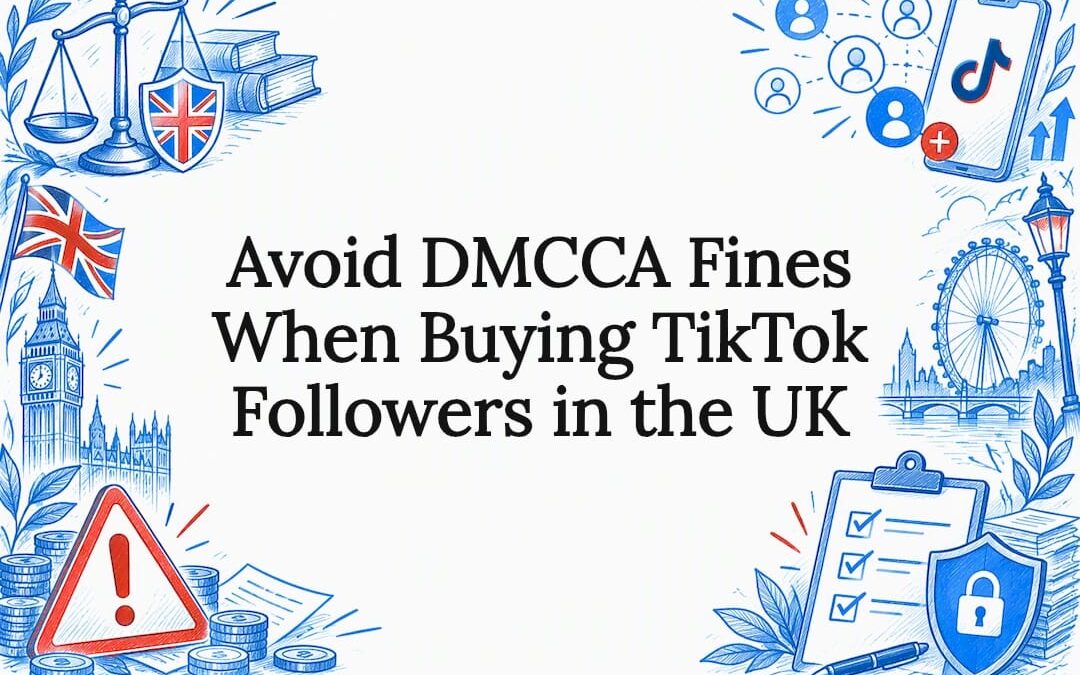 Avoid DMCCA Fines When Buying TikTok Followers in the UK