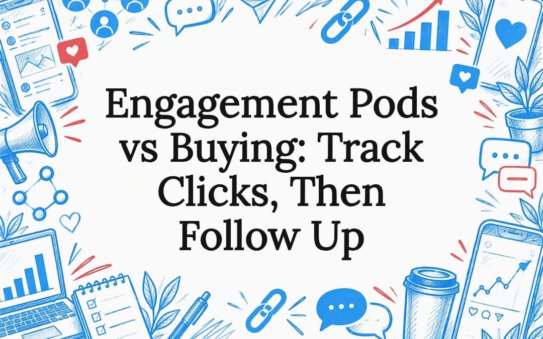 Engagement Pods vs Buying: Track Clicks, Then Follow Up
