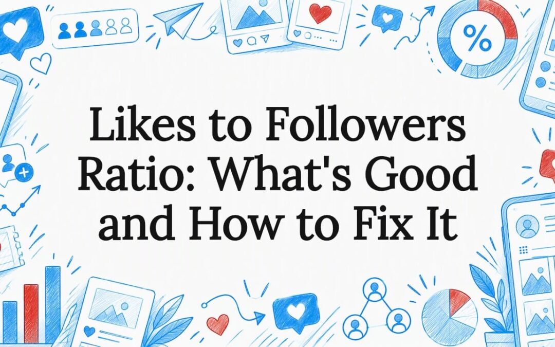 Hand-drawn social metrics title card